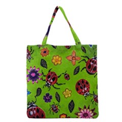 Lucky Ladies Grocery Tote Bag by dawnsiegler