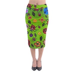 Lucky Ladies Midi Pencil Skirt by dawnsiegler