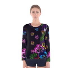 Floral Rhapsody Pt 1 Women s Long Sleeve Tee