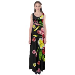 Floral Rhapsody Pt 2 Empire Waist Maxi Dress