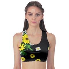 Floral Rhapsody Pt 3 Sports Bra by dawnsiegler