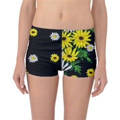 Floral Rhapsody Pt 3 Boyleg Bikini Bottoms by dawnsiegler