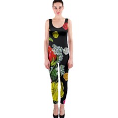 Floral Rhapsody Pt 4 Onepiece Catsuit by dawnsiegler