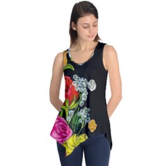 Floral Rhapsody Pt 4 Sleeveless Tunic by dawnsiegler