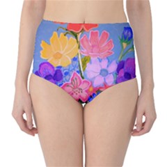 Spring Pastels High-waist Bikini Bottoms by dawnsiegler