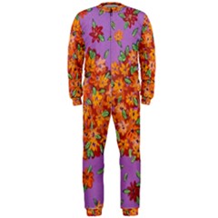 Floral Sphere Onepiece Jumpsuit (men)  by dawnsiegler