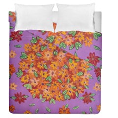 Floral Sphere Duvet Cover Double Side (queen Size) by dawnsiegler