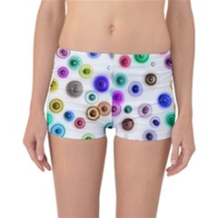 Colorful concentric circles                  Reversible Boyleg Bikini Bottoms