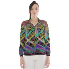 Colorful Laser Lights             Wind Breaker (women) by LalyLauraFLM