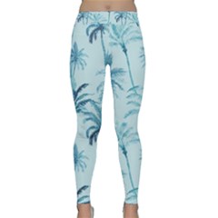 Watercolor Palms Pattern  Classic Yoga Leggings by TastefulDesigns