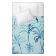 Watercolor Palms Pattern  Duvet Cover Double Side (single Size) by TastefulDesigns