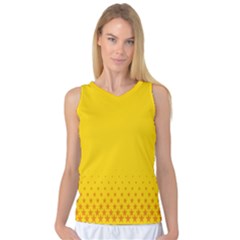 Yellow Star Light Space Women s Basketball Tank Top by Mariart