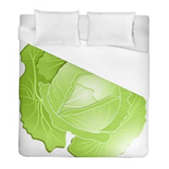 Cabbage Leaf Vegetable Green Duvet Cover (full/ Double Size) by Mariart