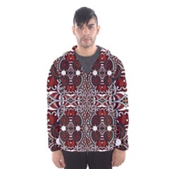 Batik Fabric Hooded Wind Breaker (men) by Mariart