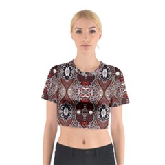 Batik Fabric Cotton Crop Top by Mariart