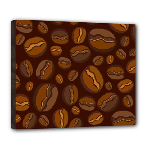 Coffee Beans Deluxe Canvas 24  X 20   by Mariart