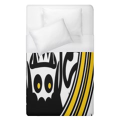 Easter Monster Sinister Happy Magic Rock Mask Face Polka Yellow Duvet Cover (single Size) by Mariart