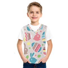 Easter Rabbit Bunny Rainbow Kids  Sportswear by Mariart