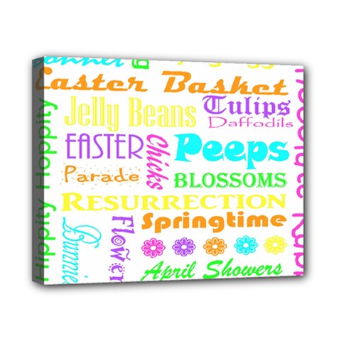 Easter Subway Blossoms Color Rainbow Chocolate Canvas 10  X 8 