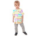 Easter Subway Blossoms Color Rainbow Chocolate Kids  Raglan Tee View1