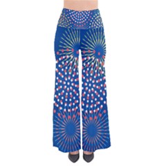 Fireworks Party Blue Fire Happy Pants by Mariart