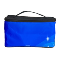 Fish Swim Blue Water Swea Beach Star Wave Chevron Cosmetic Storage Case by Mariart