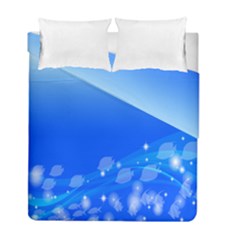 Fish Swim Blue Water Swea Beach Star Wave Chevron Duvet Cover Double Side (full/ Double Size) by Mariart