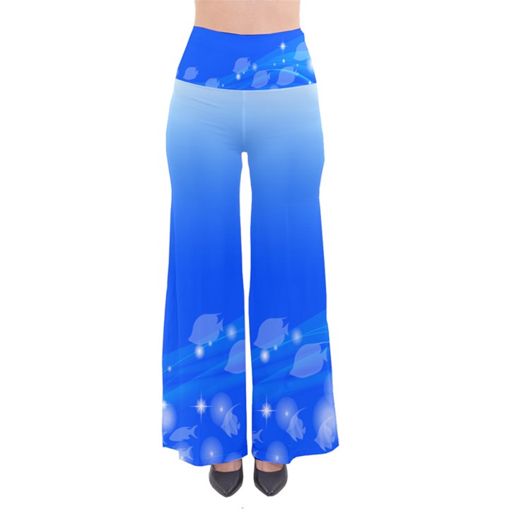 Fish Swim Blue Water Swea Beach Star Wave Chevron Pants