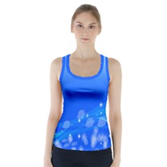 Fish Swim Blue Water Swea Beach Star Wave Chevron Racer Back Sports Top by Mariart