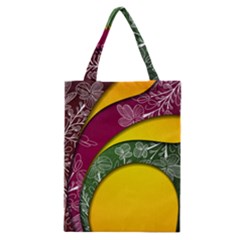 Flower Floral Leaf Star Sunflower Green Red Yellow Brown Sexxy Classic Tote Bag by Mariart