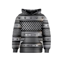 Iron Content Hole Mix Polka Dot Circle Silver Kids  Pullover Hoodie by Mariart