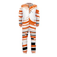 Hole Black Orange Arrow Onepiece Jumpsuit (kids) by Mariart