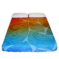 Leaf Color Sam Rainbow Fitted Sheet (queen Size) by Mariart