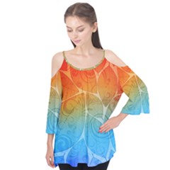 Leaf Color Sam Rainbow Flutter Tees