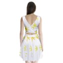 Line Painting Yellow Star Split Back Mini Dress  View2