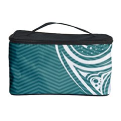 Line Wave Chevron Star Blue Love Heart Sea Beach Cosmetic Storage Case by Mariart