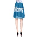 Money White Blue Color A-Line Skirt View2