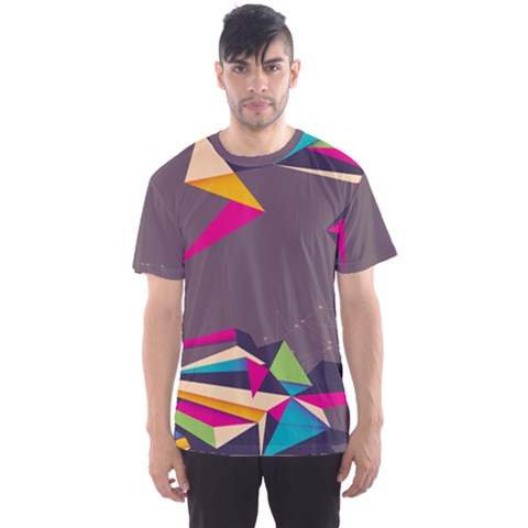 Origami Bird Japans Papper Men s Sport Mesh Tee by Mariart