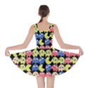 Pacman Seamless Generated Monster Eat Hungry Eye Mask Face Color Rainbow Skater Dress View2