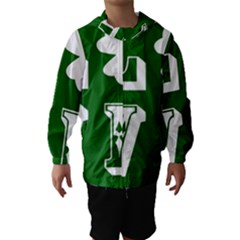 Parks And Tally Love Printable Green Hooded Wind Breaker (kids) by Mariart