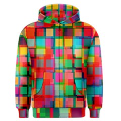 Plaid Line Color Rainbow Red Orange Blue Chevron Men s Zipper Hoodie by Mariart