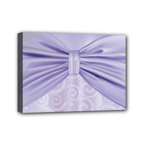 Ribbon Purple Sexy Mini Canvas 7  X 5  by Mariart