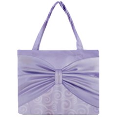 Ribbon Purple Sexy Mini Tote Bag by Mariart