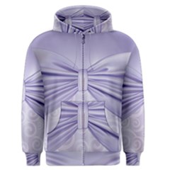 Ribbon Purple Sexy Men s Zipper Hoodie by Mariart