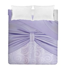 Ribbon Purple Sexy Duvet Cover Double Side (full/ Double Size)