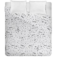 Musical Notes Song Duvet Cover Double Side (california King Size) by Mariart