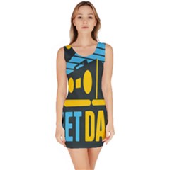 Street Dance R&b Music Sleeveless Bodycon Dress by Mariart