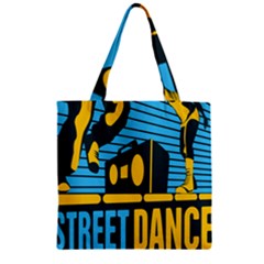 Street Dance R&b Music Zipper Grocery Tote Bag by Mariart