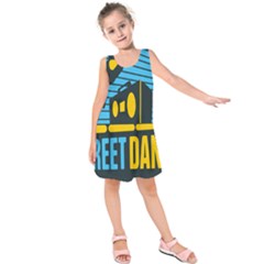 Street Dance R&b Music Kids  Sleeveless Dress by Mariart