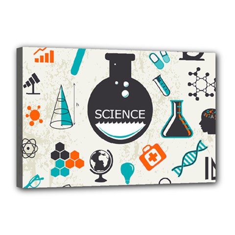 Science Chemistry Physics Canvas 18  X 12  by Mariart